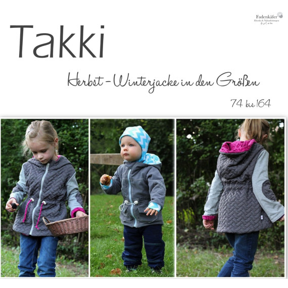 Ebook - Jacke Takki - Größen 74- 164